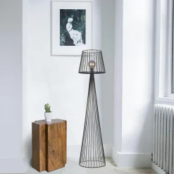 Lampa podłogowa czarna SOUL BLACK