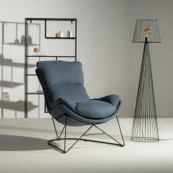Lampa podłogowa czarna SOUL BLACK