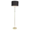 Lampa podłogowa czarno-złota REA II