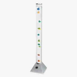 Lampa podłogowa dekoracyjna LED RGB USB srebrna AQUA 90 cm