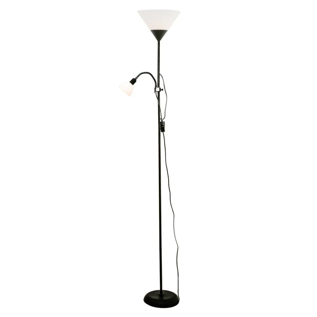 Lampa podłogowa E14 E27 podstawa czarna