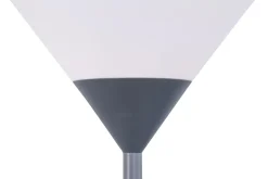 Lampa podłogowa E14 E27 podstawa szara