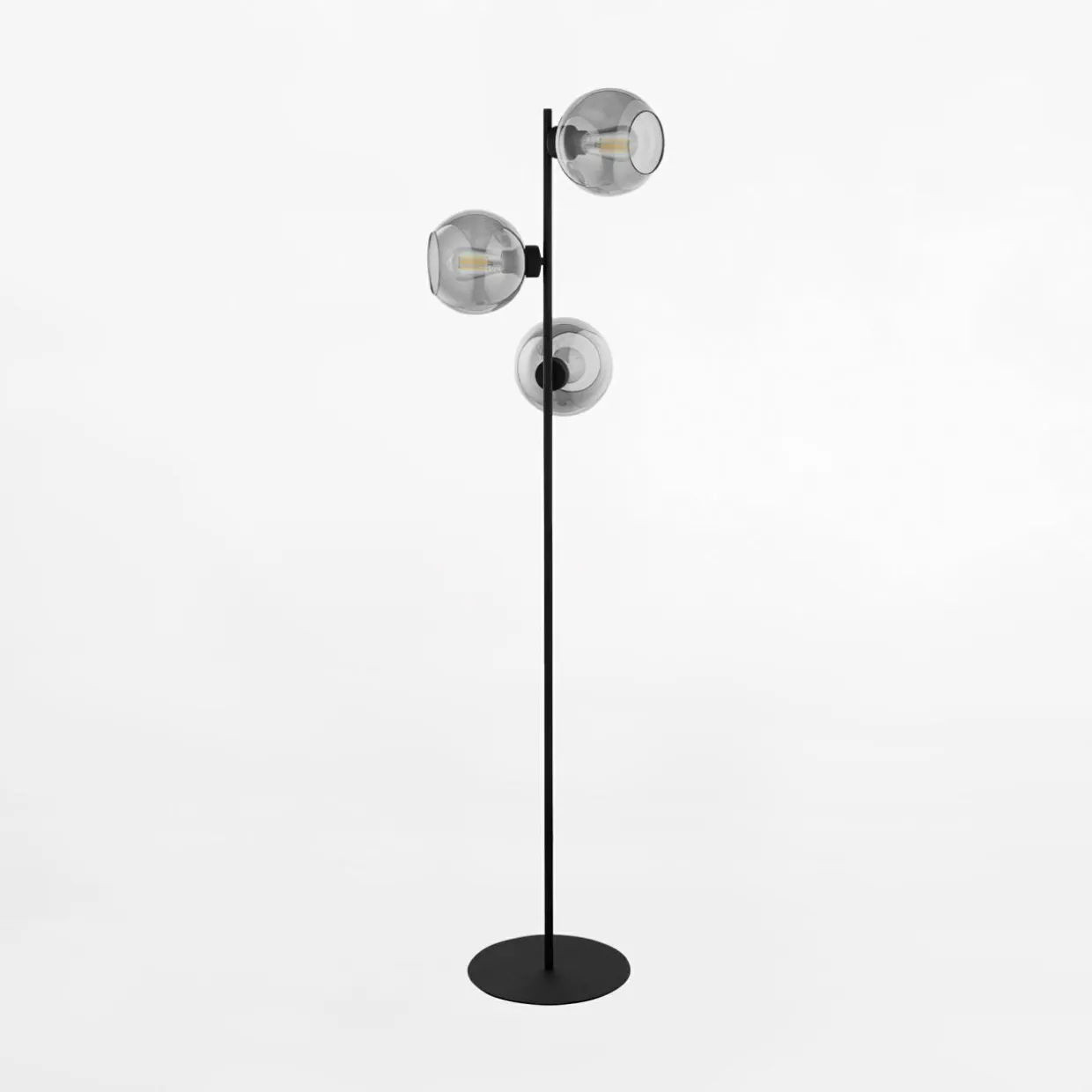Lampa podłogowa grafitowa CUBUS
