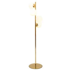 Lampa podłogowa kule złota MEFISTO