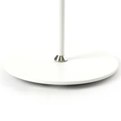 Lampa podłogowa LED biała ze sterowaniem manualnym i na pilota