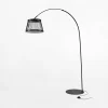 Lampa podłogowa LED czarna BALU z pilotem