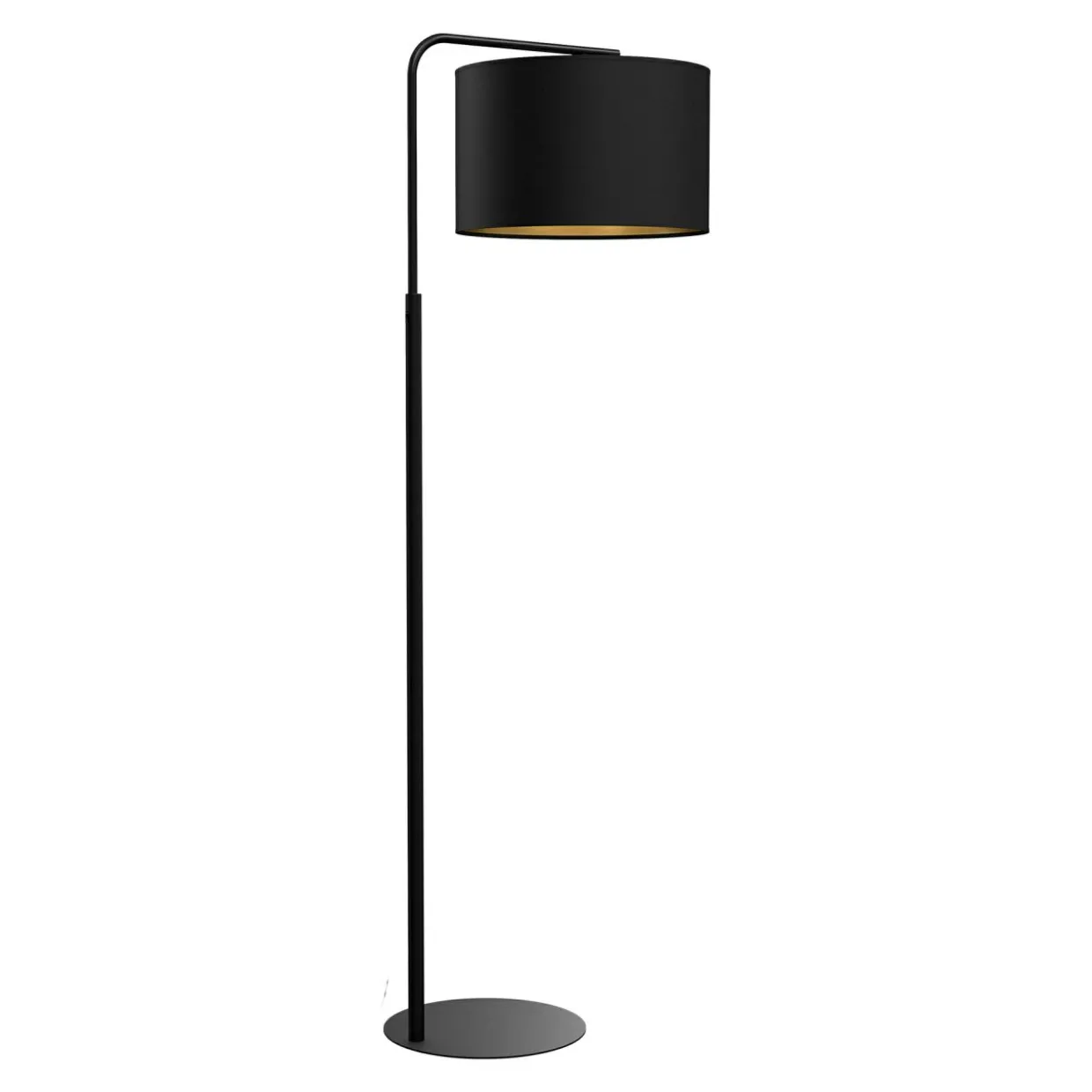 Lampa podłogowa loftowa czarna ARDEN