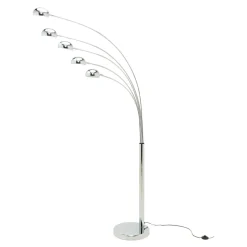 Lampa podłogowa nowoczesna chrom ZODIAC