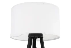 Lampa podłogowa trójnóg czarno-biała PIKO