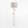 Lampa podłogowa z abażurem ALBERO LINEN
