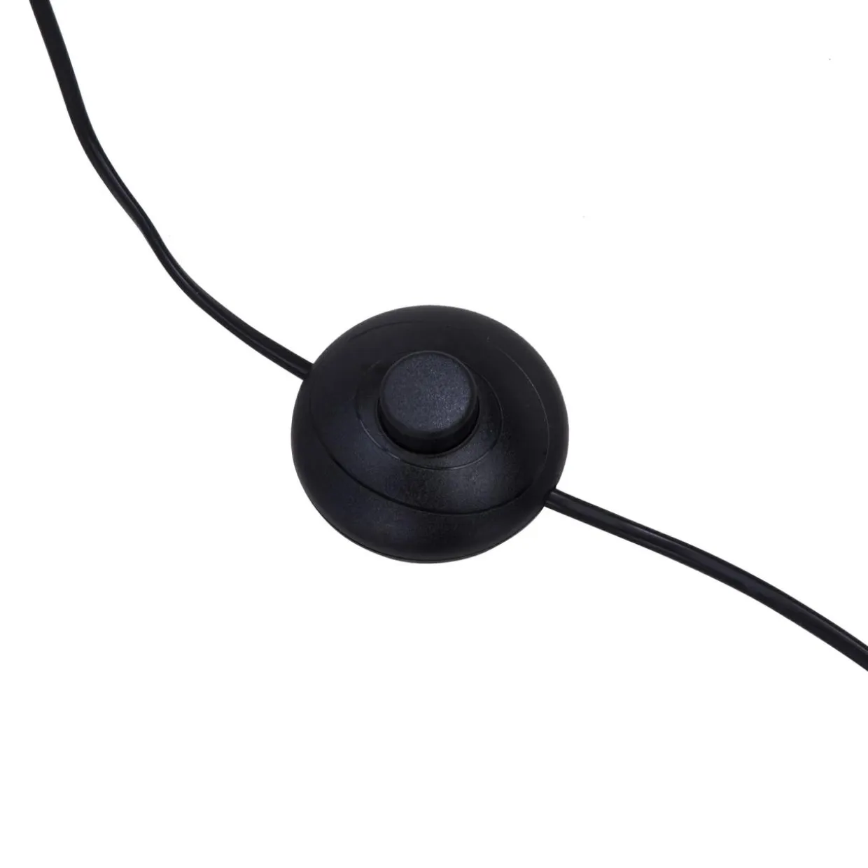 Lampa podłogowa z ozdobnym abażurem czarno-złota ETRO