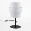 Lampa stołowa abażur biały CALISTO