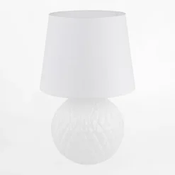 Lampa stołowa biała SANTANA