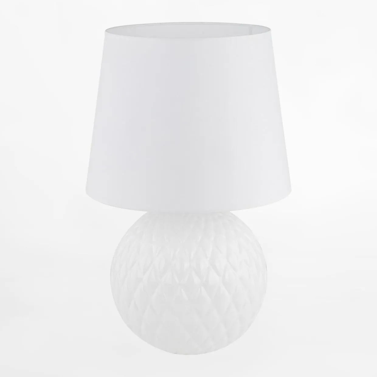 Lampa stołowa biała SANTANA