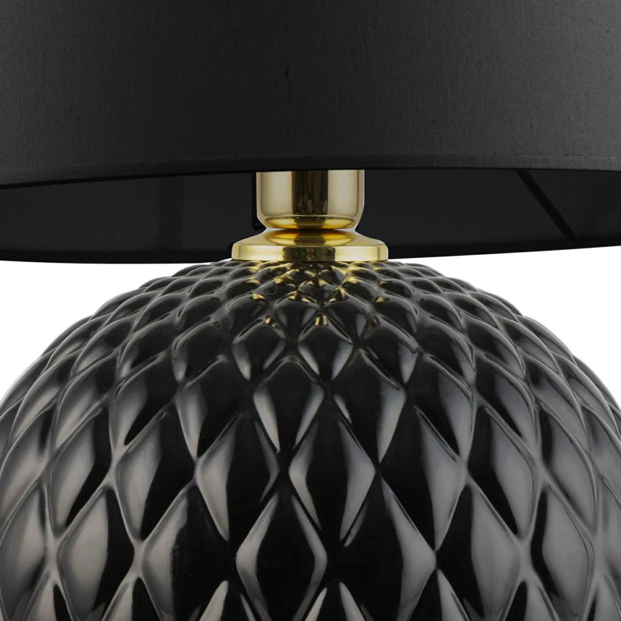 Lampa stołowa czarna SANTANA