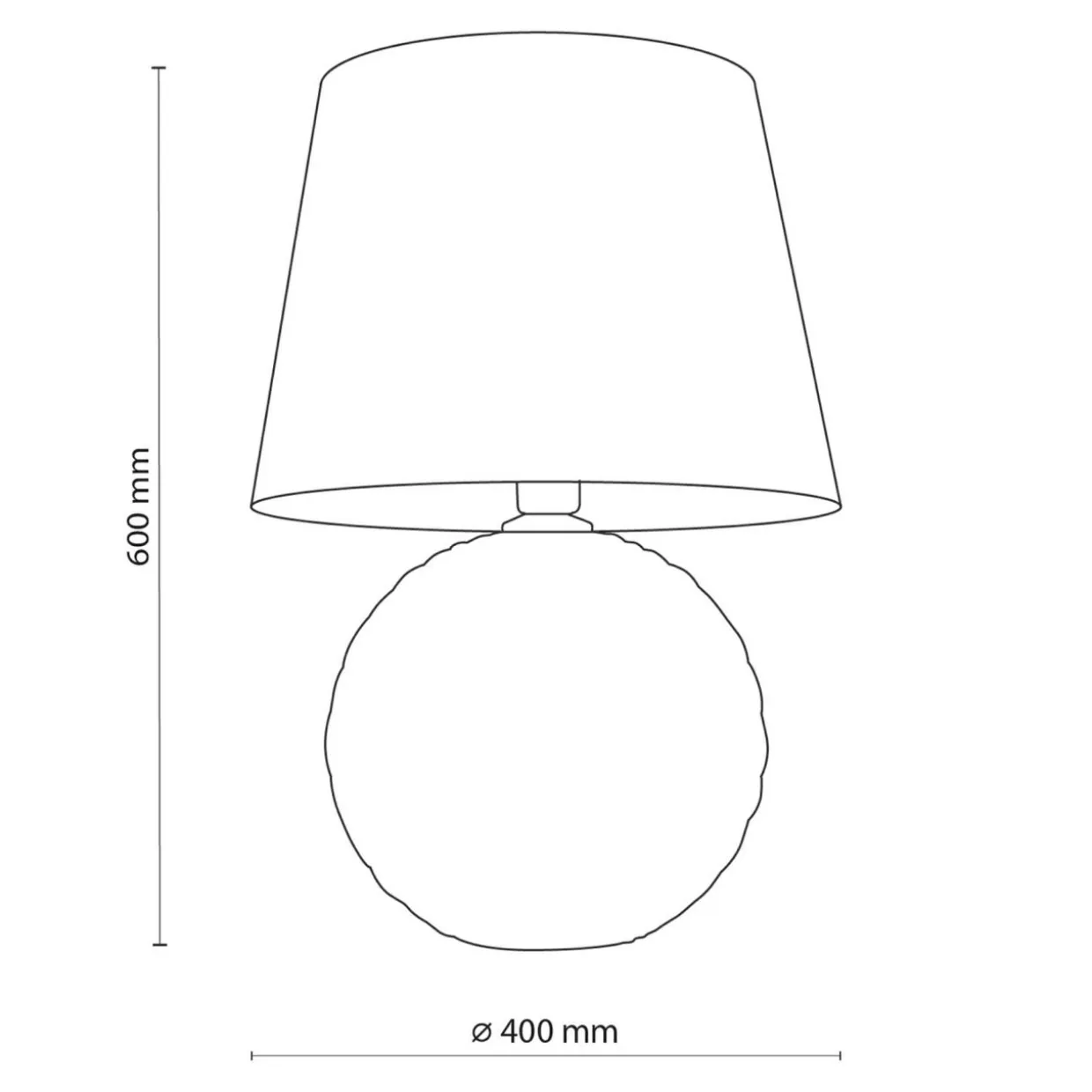 Lampa stołowa czarna SANTANA