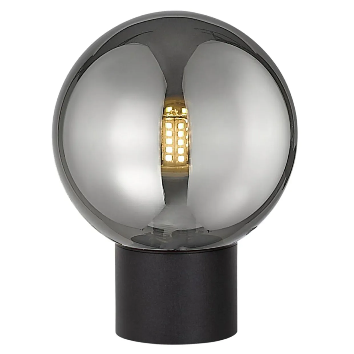 Lampa stołowa kula czarna ARCTURUS