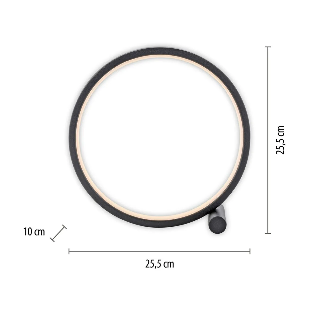 Lampa stołowa LED czarna MINI RITUS