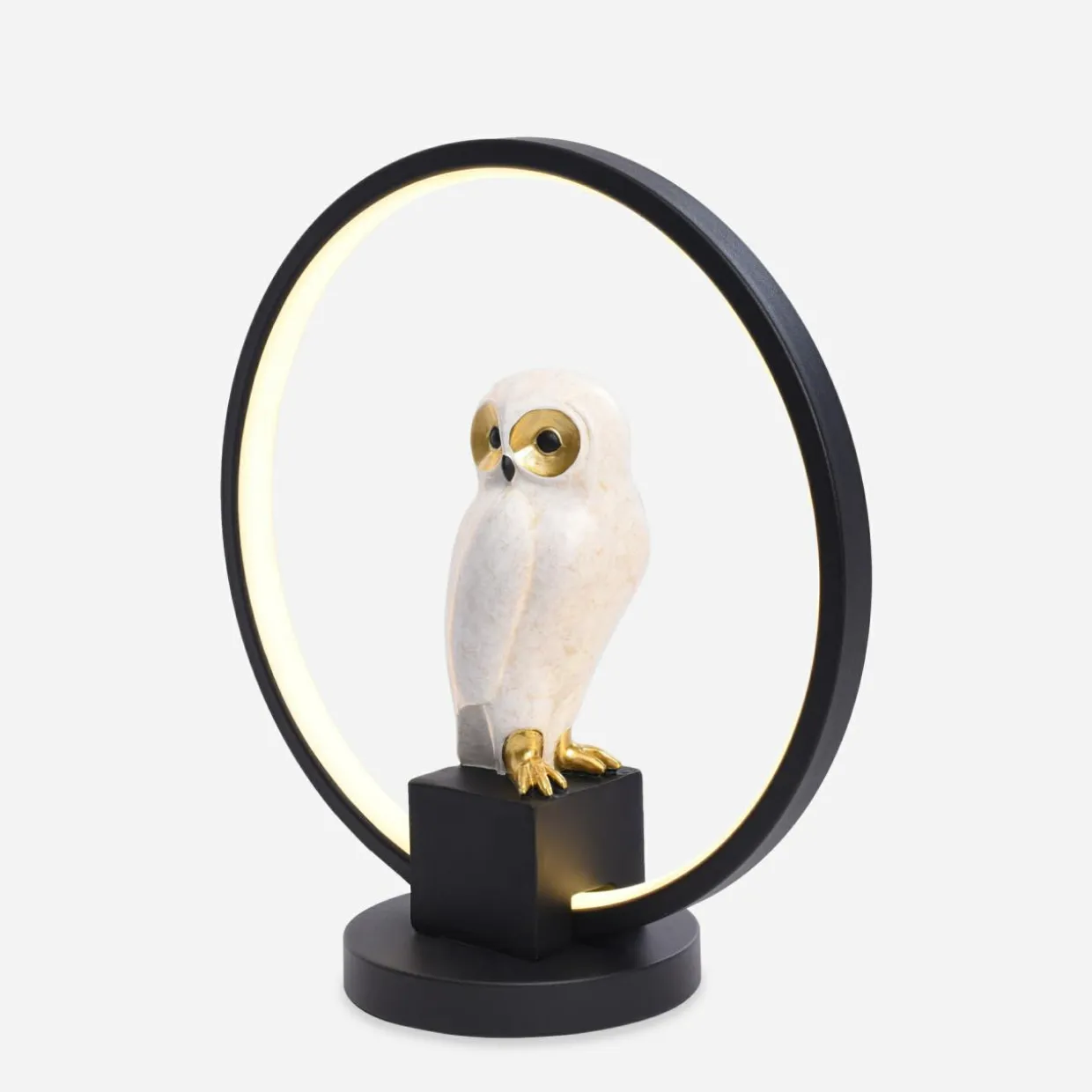 Lampa stołowa LED dekoracyjna SOWA
