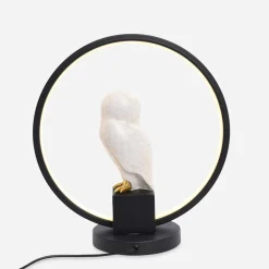 Lampa stołowa LED dekoracyjna SOWA