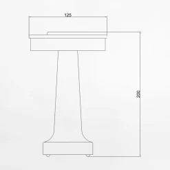 Lampa stołowa LED złota SONET