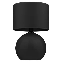 Lampa stołowa nocna czarna PALLA
