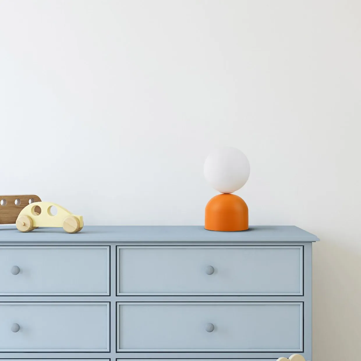 Lampa stołowa pomarańczowa podstawa MIKI