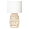 Lampa stołowa rattan KORFU