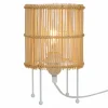 Lampa stołowa rattanowa EDIN 26x15 cm