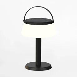Lampa stołowa solarna czarna AURE