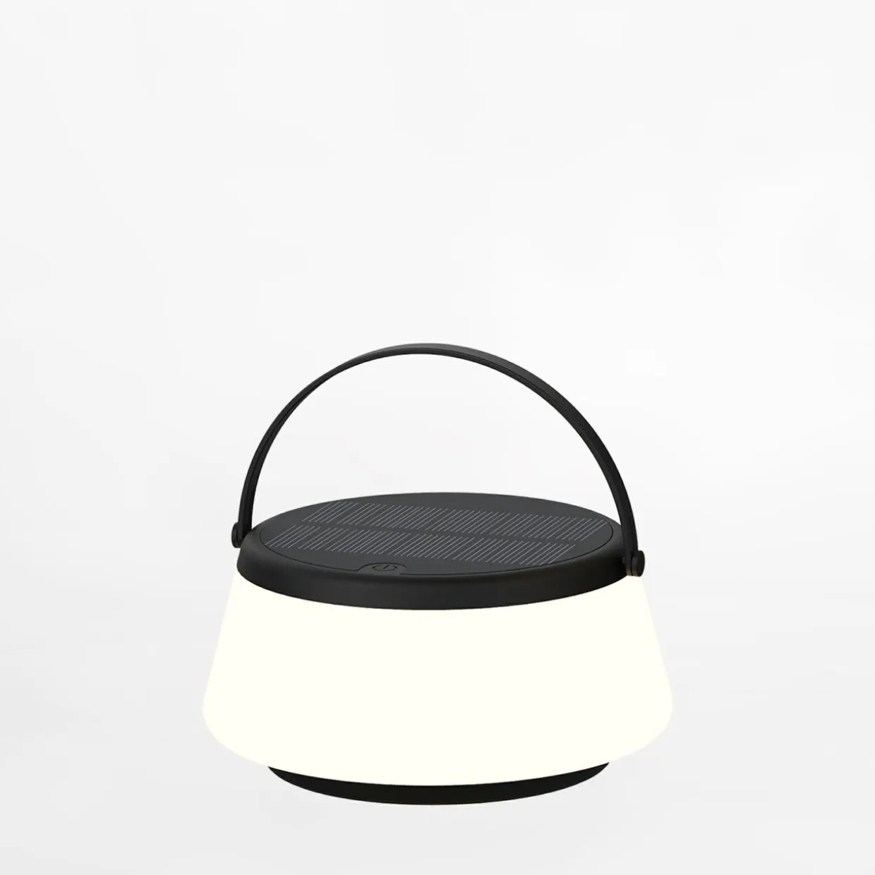 Lampa stołowa solarna czarna AURE