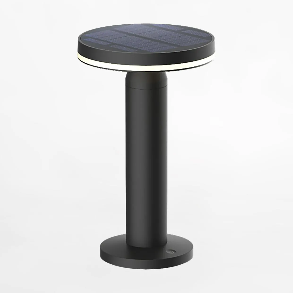Lampa stołowa solarna czarna CARLI