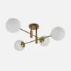 Lampa sufitowa 4 kule złota DORADO 4