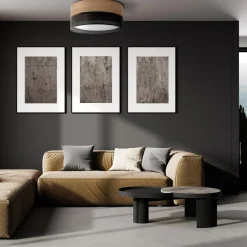Lampa sufitowa boho z abażurem NICOL