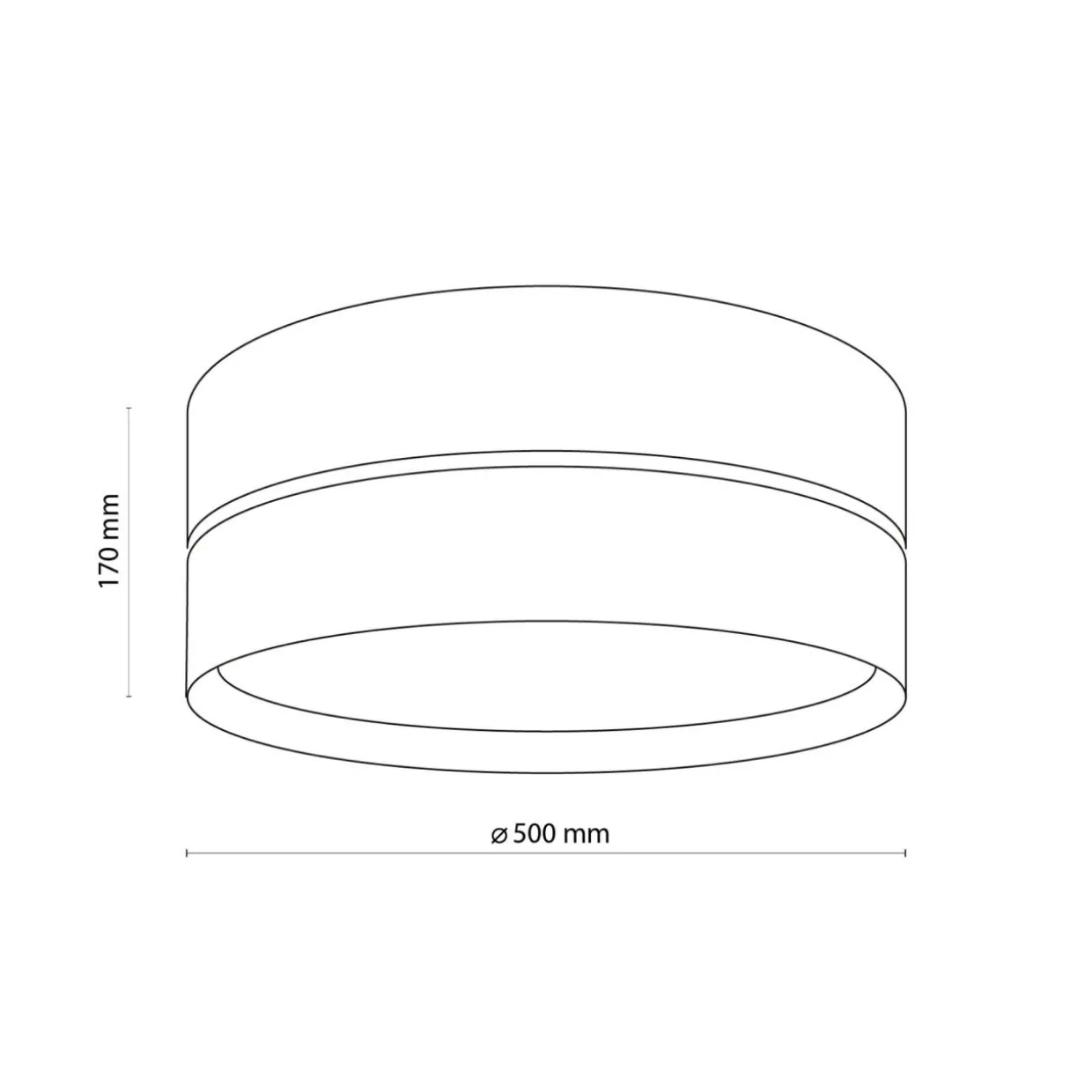 Lampa sufitowa boho z abażurem NICOL