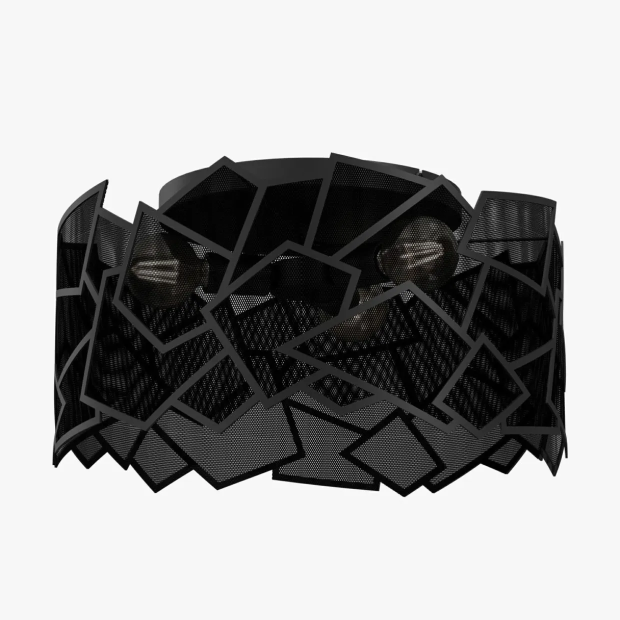 Lampa sufitowa czarna CAMO III