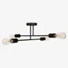 Lampa sufitowa czarna LUCA 4