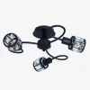 Lampa sufitowa czarna MALTA 3