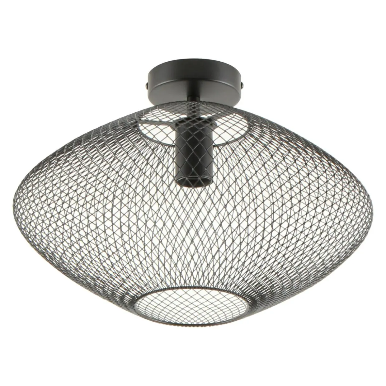 Lampa sufitowa czarna ORION