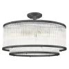 Lampa sufitowa czarna SERGIO 50 cm