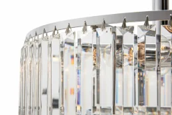 Lampa sufitowa glamour chrom AMEDEO 50 cm