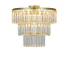 Lampa sufitowa glamour złota TIFANNY