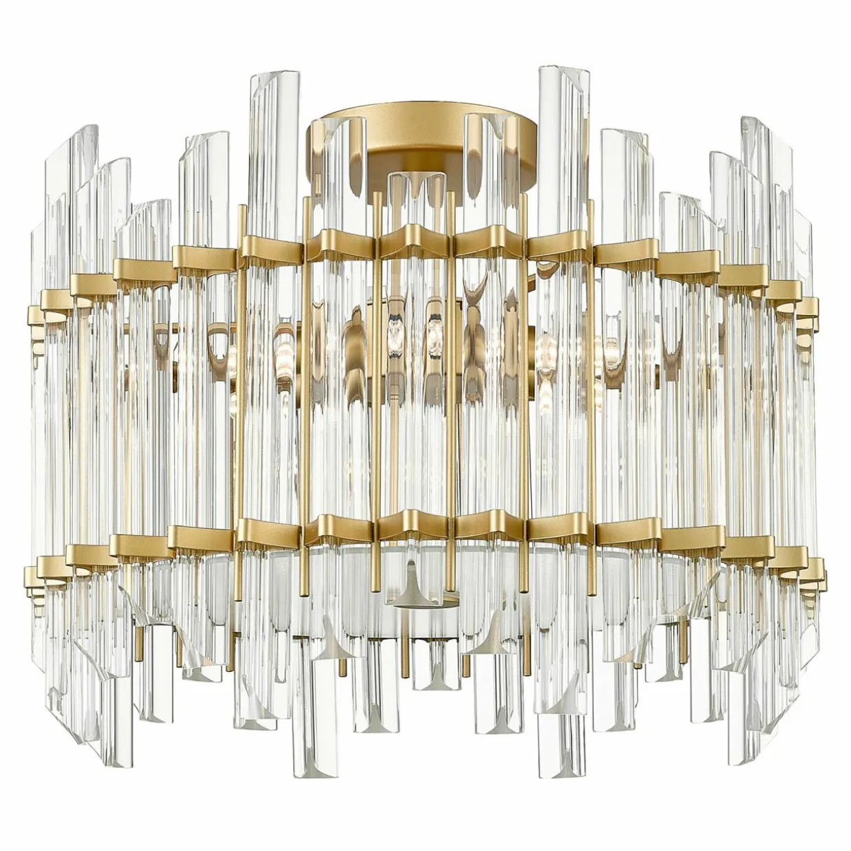 Lampa sufitowa glamour złota ALEXANDRIA