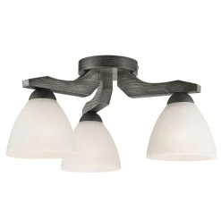 Lampa sufitowa grafitowo-biała ADRIANO 3