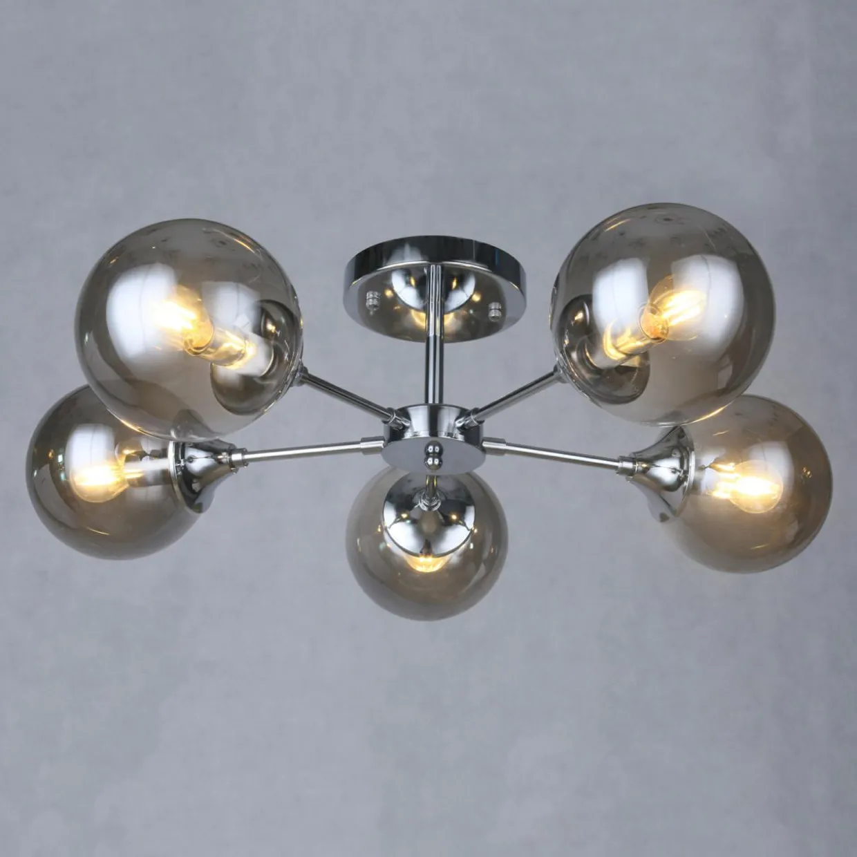 Lampa sufitowa kule chrom FRIDA 5