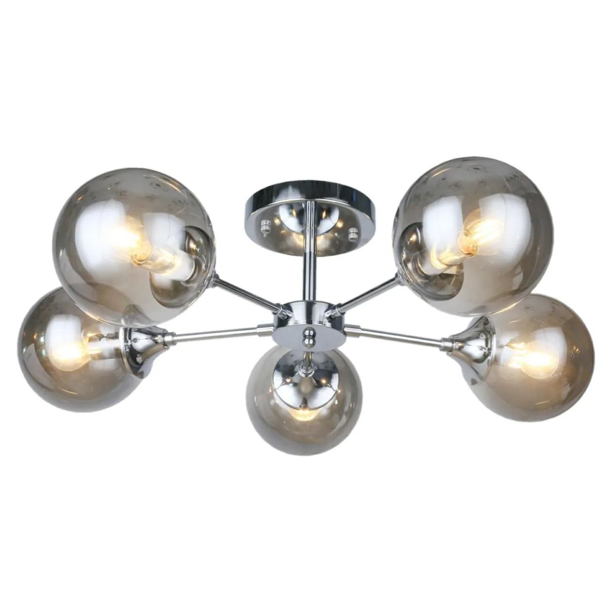Lampa sufitowa kule chrom FRIDA 5