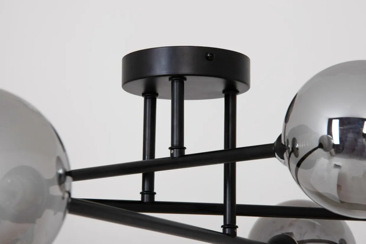 Lampa sufitowa kule czarna BASIS