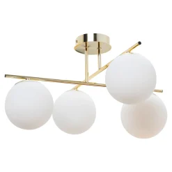Lampa sufitowa kule 4-punktowa złota AURORA