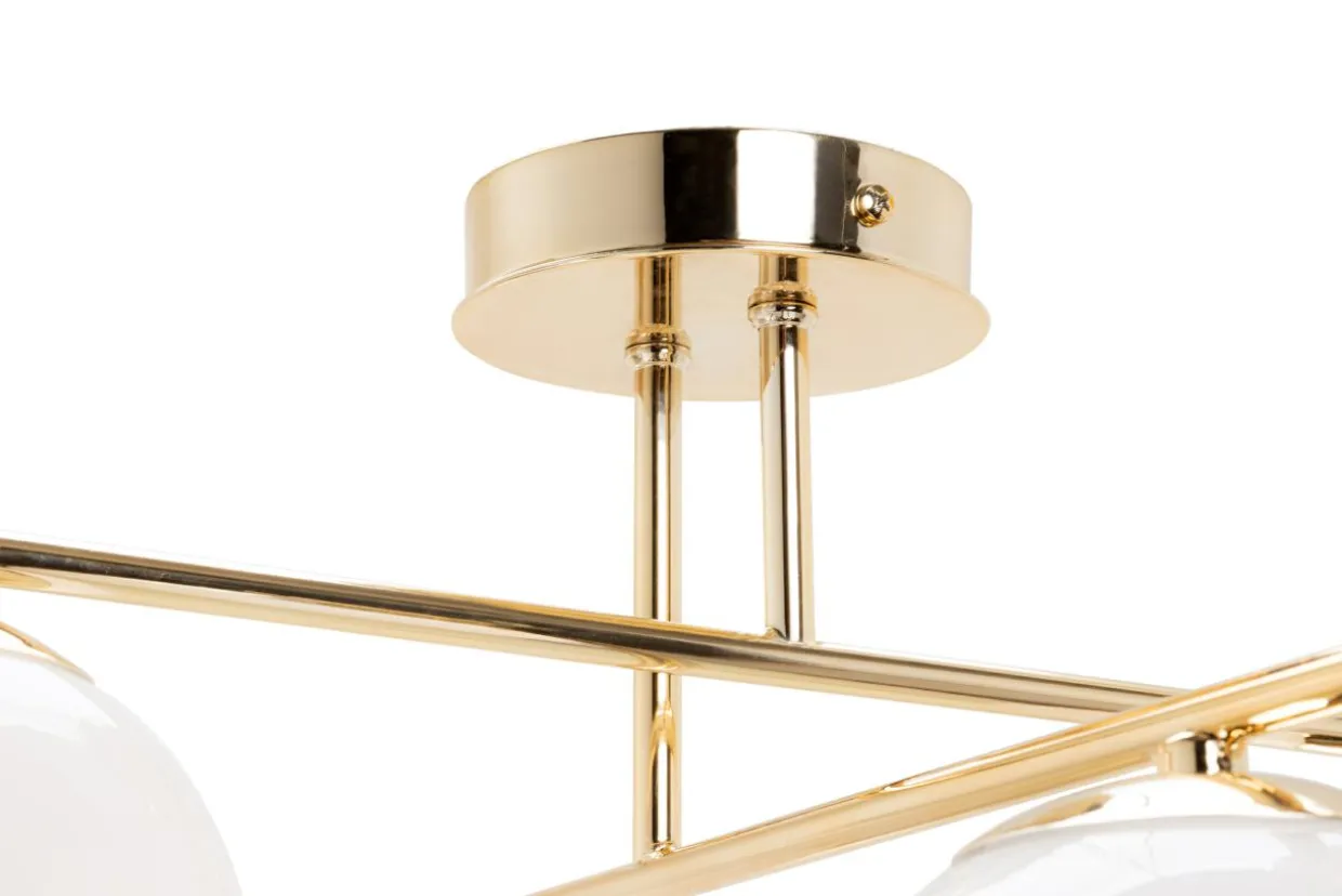 Lampa sufitowa kule 4-punktowa złota AURORA