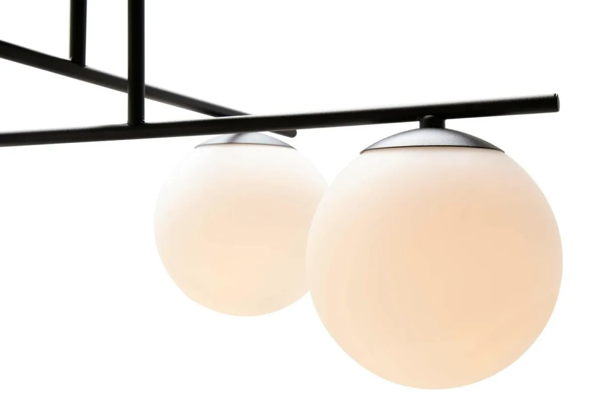 Lampa sufitowa kule 4-punktowa czarna AURORA